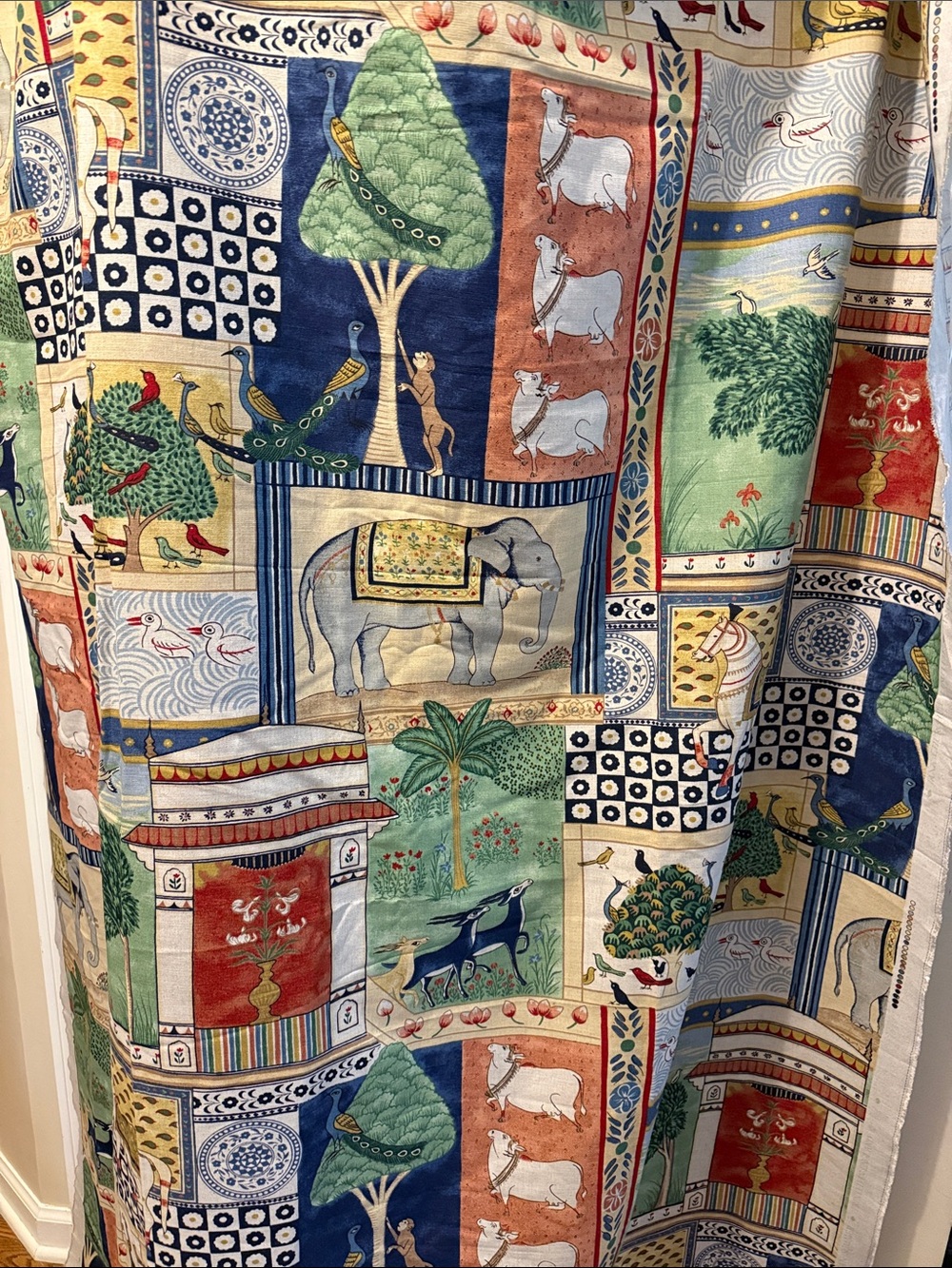 Vintage Jane Churchill Ltd. "Indian Summer" Printed in England. 2.86 yards plus